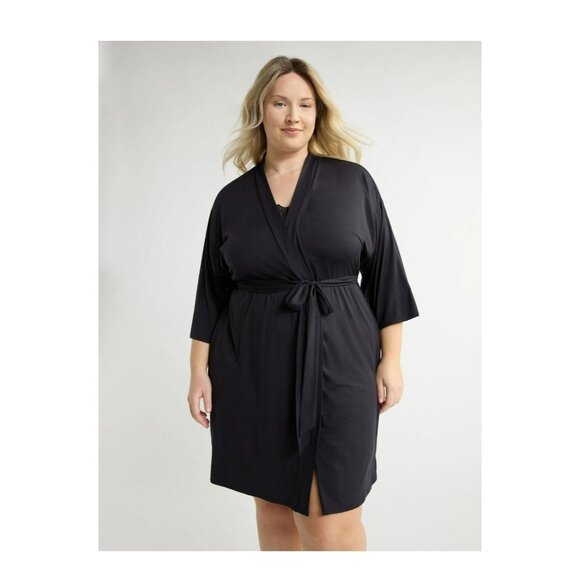NWT Joyspun Women’s Dreamy Soft Knit Robe – Size L/XL – Cozy Loungewear - Picture 1 of 6